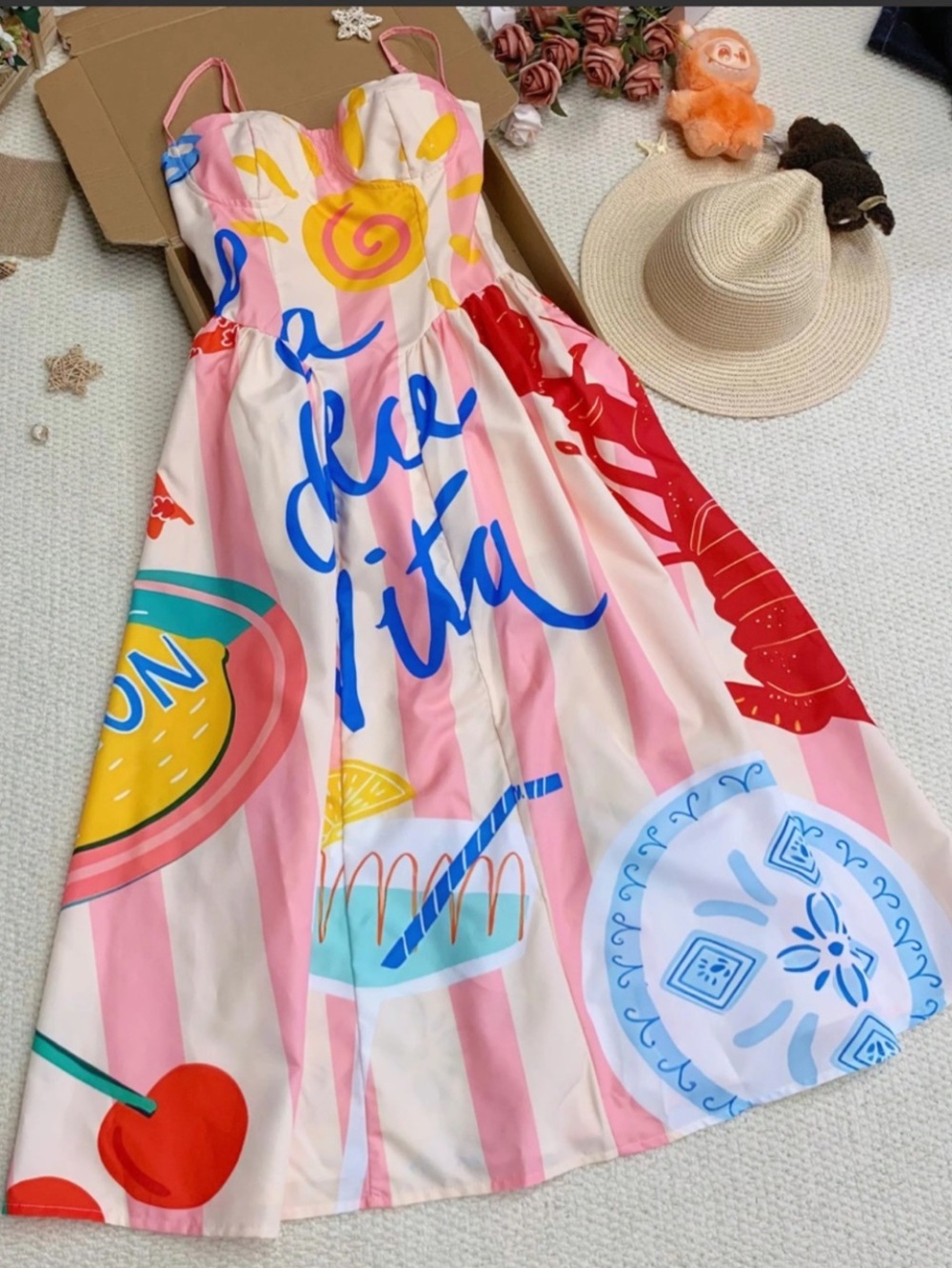 NWOT Nice to Meet You Size Small La Dolce Vita Viral Midi  Dress